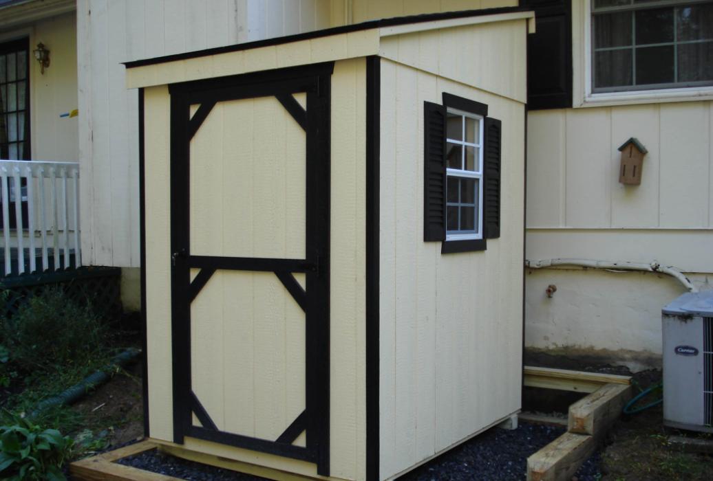 LEAN-TO shed T1-11 Siding-Standard-1 Lean-to shed with DuraTemp T1-11 Siding