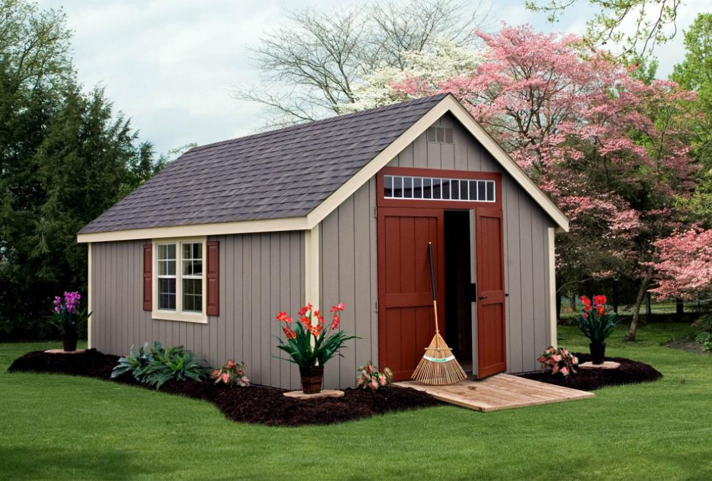 New England 9/12 Classic Shed:-Duratemp T1-11 Siding-3 New England 9/12 Classic Shed with Duratemp T1-11 Siding