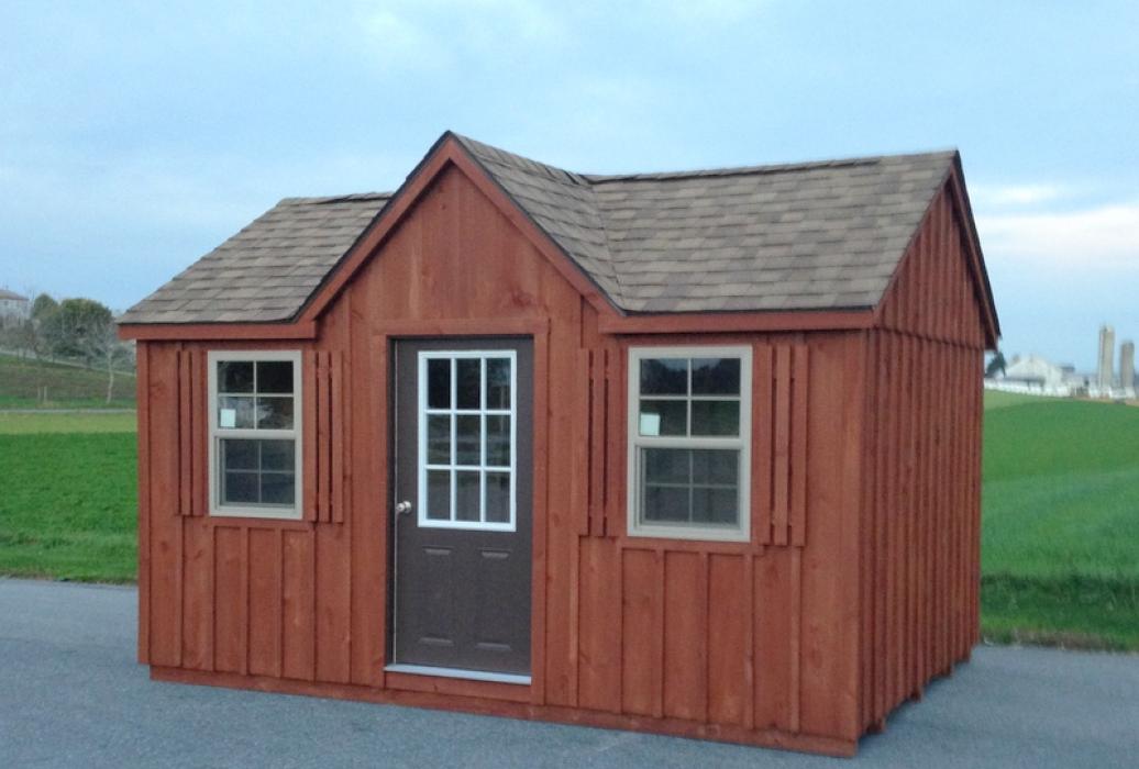 Victorian Board and Batten Pine Shed-8
