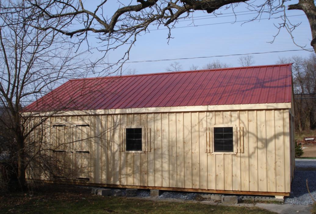 Aframe Modular Garage Board and Batten Pine-4