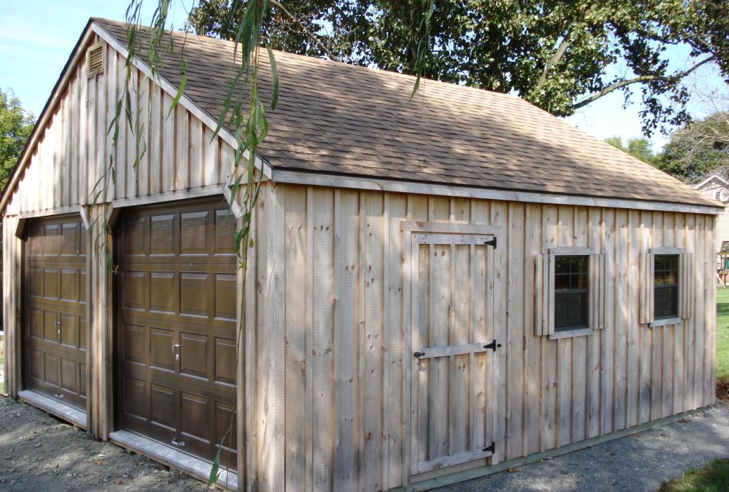 Aframe Modular Garage Board and Batten Pine-2