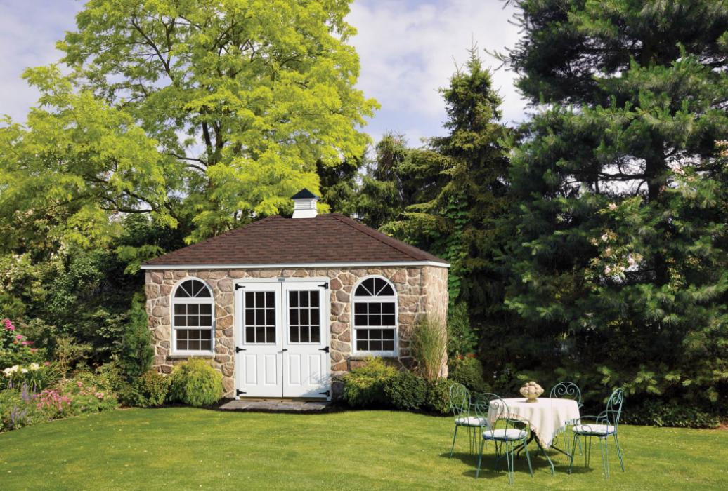 historic stone cottage with a hip roof shed lancaster