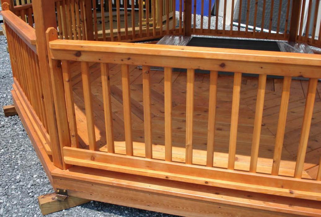 Cedar Octagon -Classic Single Roof-4 Cedar Octagon -Classic Single Roof-4