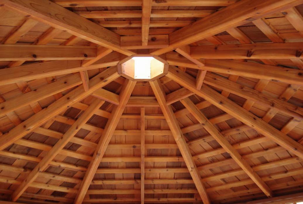 Cedar Octagon -Classic Single Roof-2 Cedar Octagon -Classic Single Roof-2
