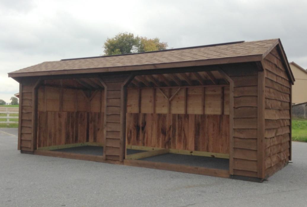 Heritage Pine Run In Shed-2