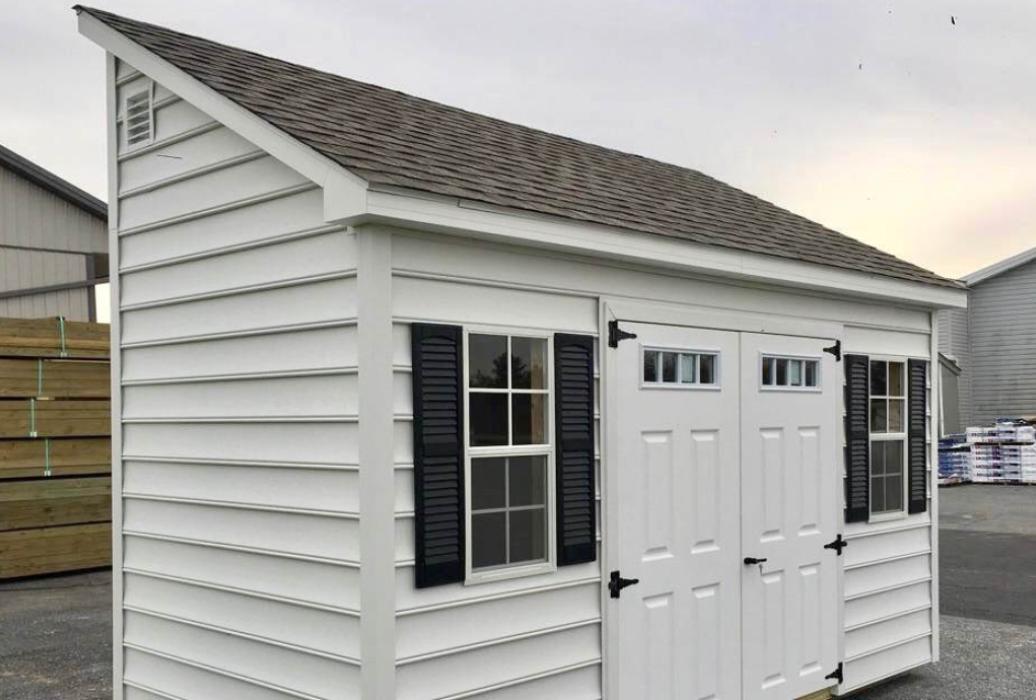 Standard Vinyl Lean Too Shed Lancaster County Barns