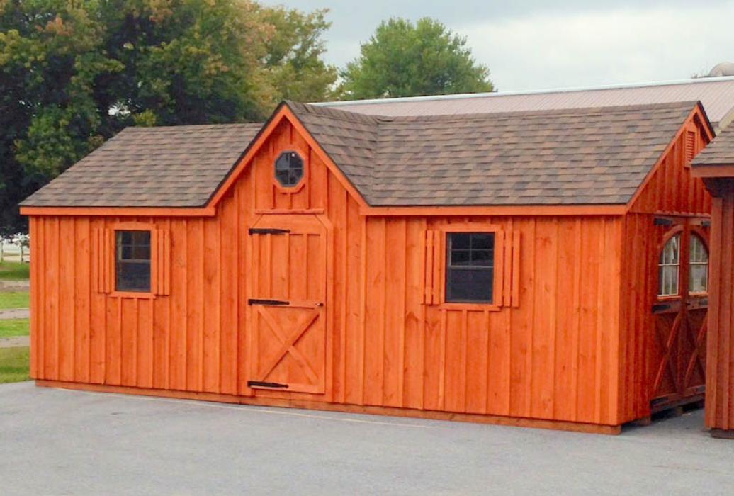 Victorian Board and Batten Pine Shed-7