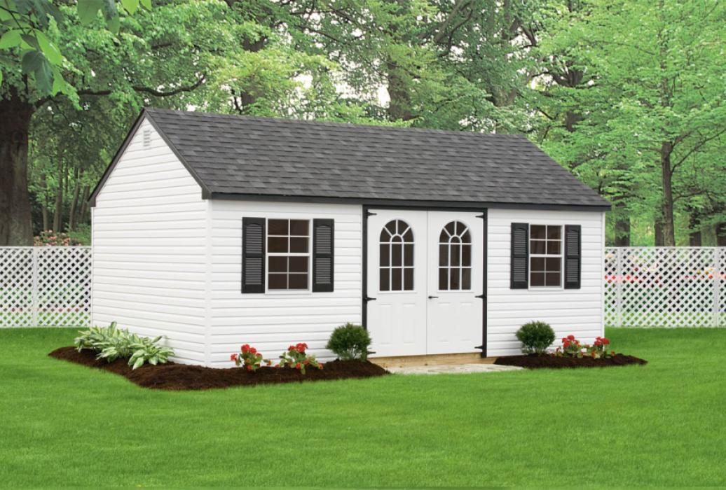 New England Classic: Cape Cod Shed-Vinyl-7 New England Classic Cape Cod vinyl shed