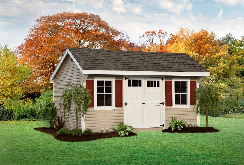 New England Classic: Quaker Shed-Vinyl-3 New England Classic: Quaker Shed with vinyl siding