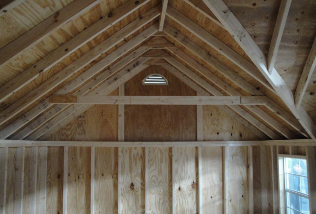 Inside view of New England Classic shed