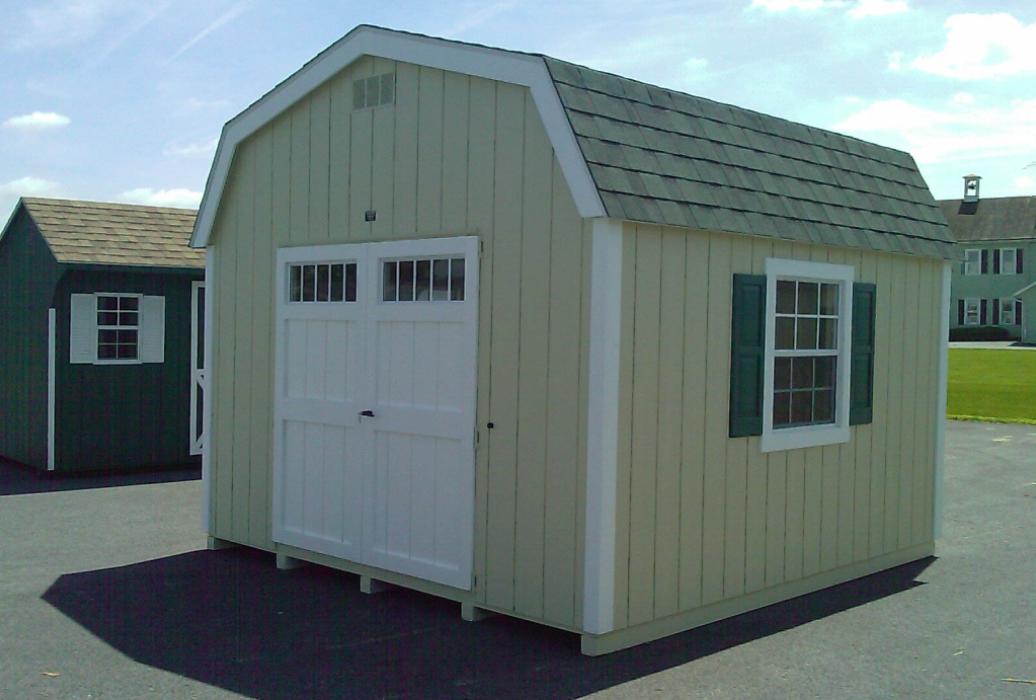 New England Classic: Barn Style Shed-Duratemp T1-11 Siding-3 New England Classic: Barn Style Shed-Duratemp T1-11 Siding-3