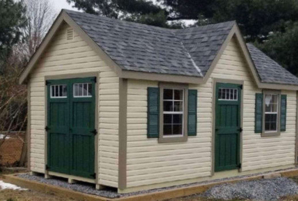 New England Classic Vinyl Victorian Shed Lancaster County Barns