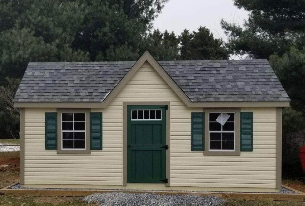 New England Classic Victorian Shed- Vinyl Siding-2 New England Classic Victorian Shed- Vinyl Siding-2
