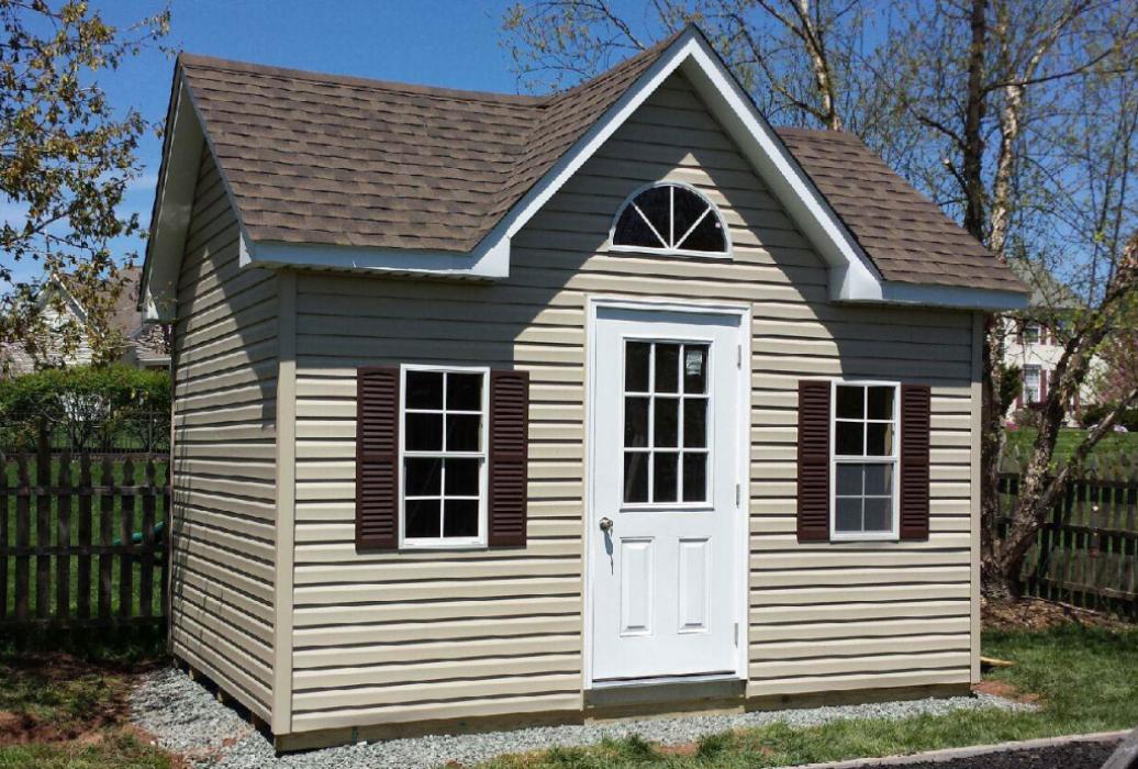 New England Classic Victorian Shed- Vinyl Siding-9 New England Classic Victorian Shed- Vinyl Siding-9