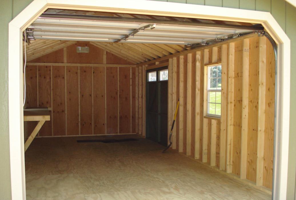 New England Classic Single Car Garage -Duratamp T1-11 Siding -6 New England Classic Single Car Garage -Duratamp T1-11 Siding -6