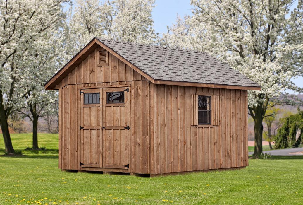 MANOR New England Classic Board and Batten Manor Shed