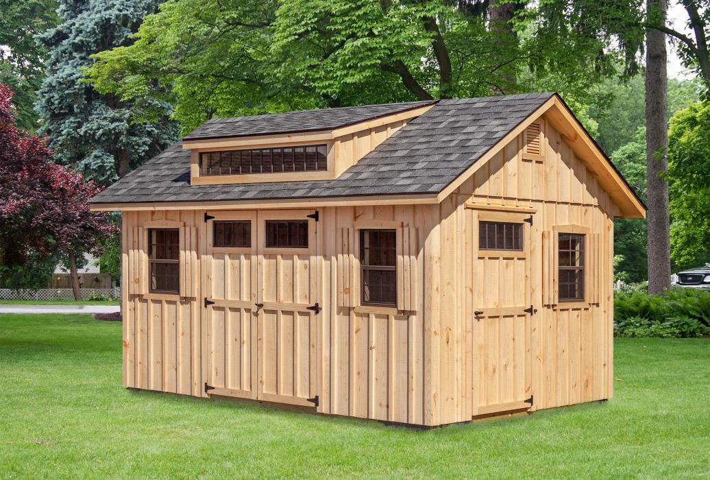 Classic Board & Batten Manor Delight w/Shed Dormer Lancaster County