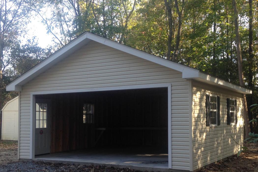 custom vinyl: large a-frame garages 1, 2 & 3 car garages