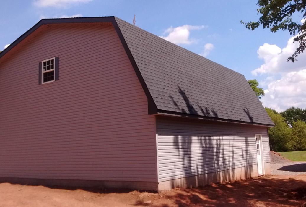 large two story Garage-gambrel roofline large two story Garage-gambrel roofline