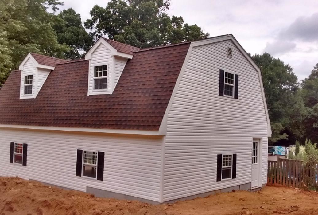 large two story Garage-gambrel roofline large two story Garage-gambrel roofline