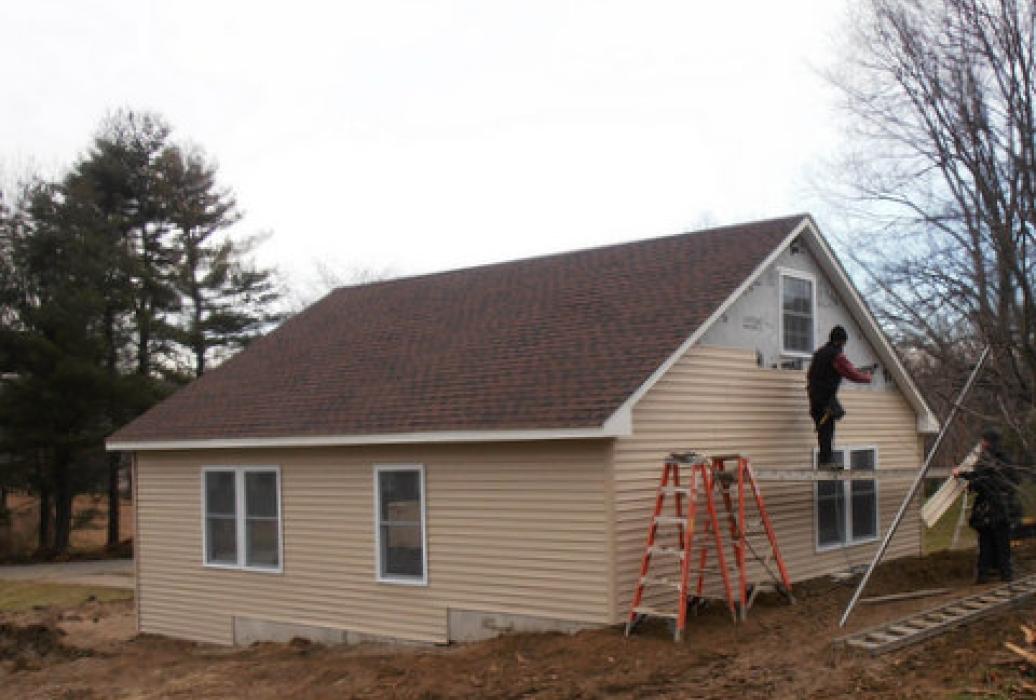 Custom Vinyl: A-Frame Two Story Garages Lancaster County