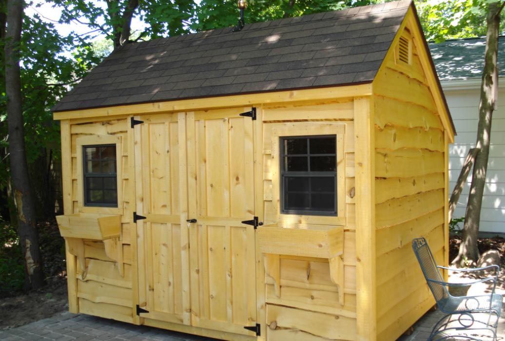 Heritage Pine Salt Box Shed