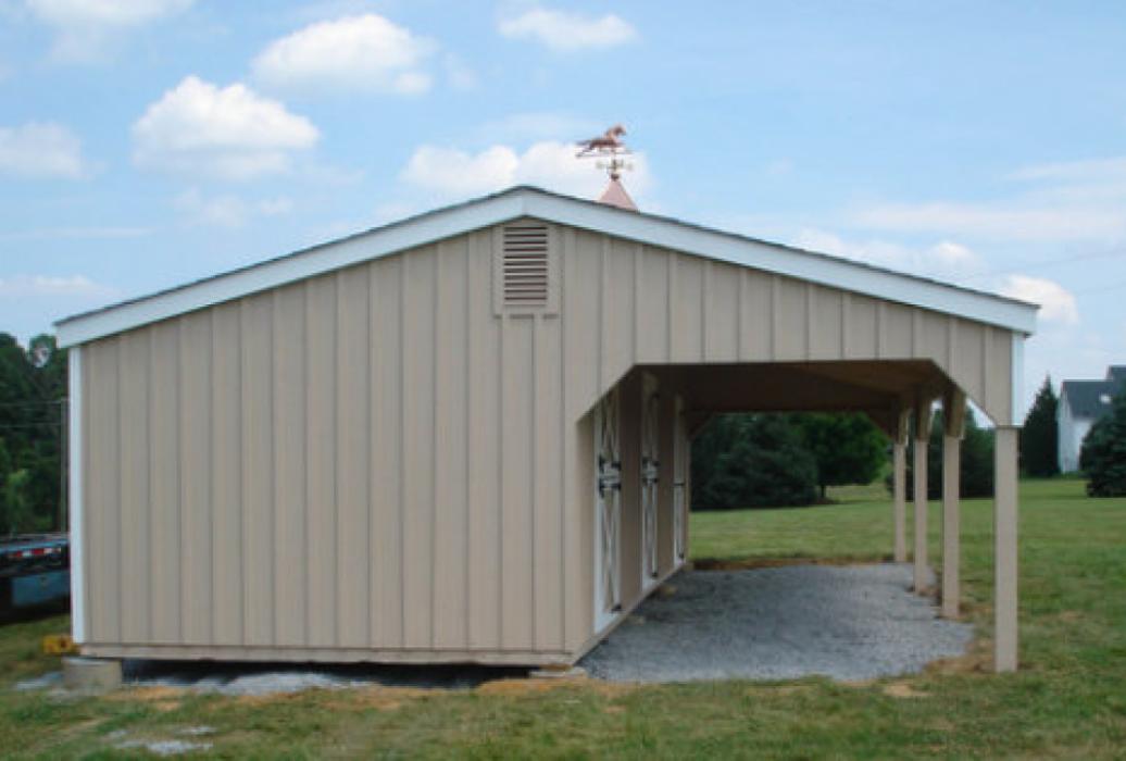 Stall Barns with Overhang-4 Stall Barns with Overhang-4