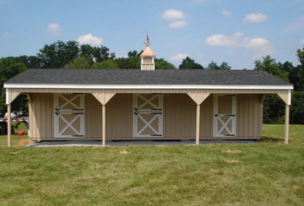 Stall Barns with Overhang-3 Stall Barns with Overhang-3