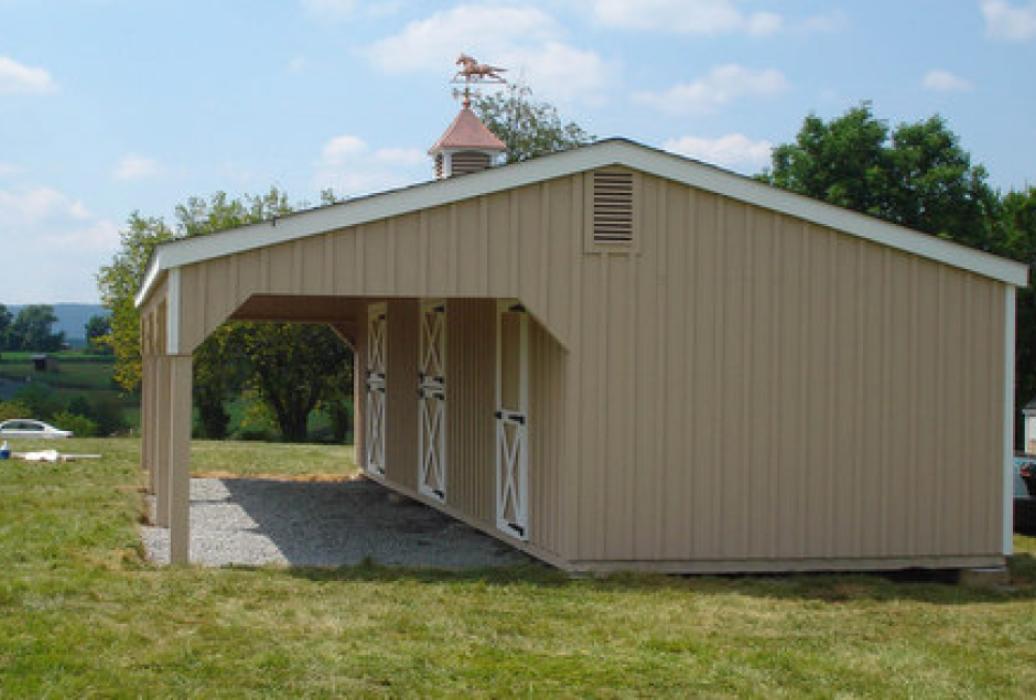 Stall Barns with Overhang-5 Stall Barns with Overhang-5