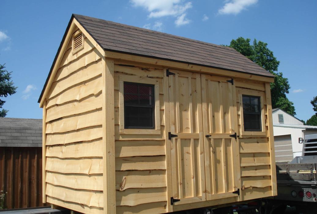 Heritage Pine Salt Box Shed