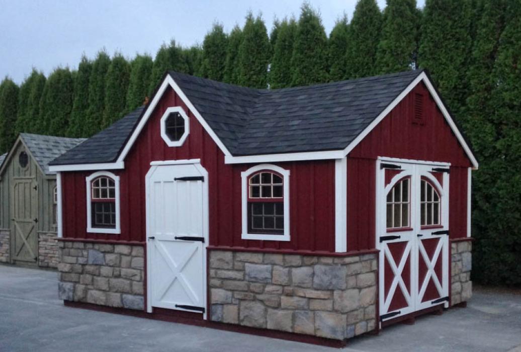 Victorian Board and Batten with Stone Victorian Board and Batten with Stone
