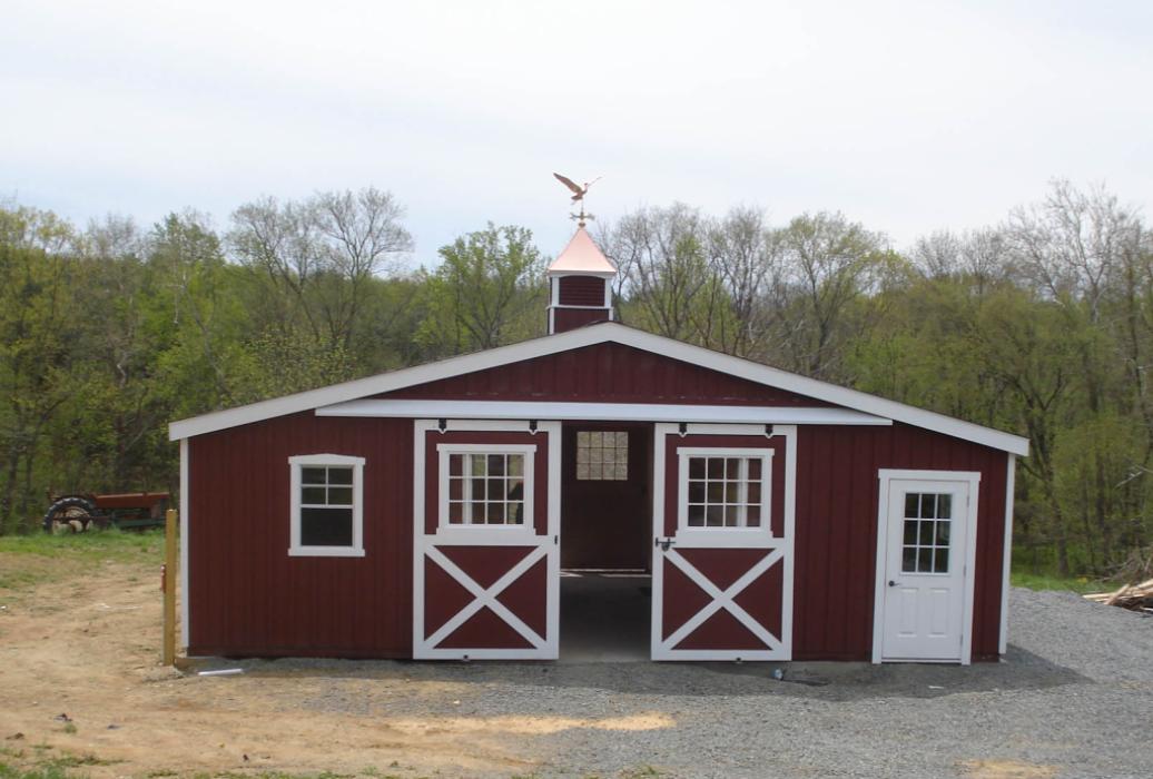 Modular barns-6 Modular single story horse barn