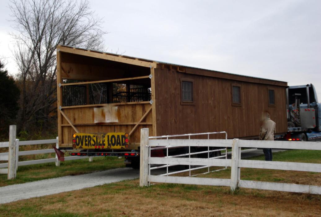 Stall Barn with Overhang-9 Stall Barn with Overhang-9