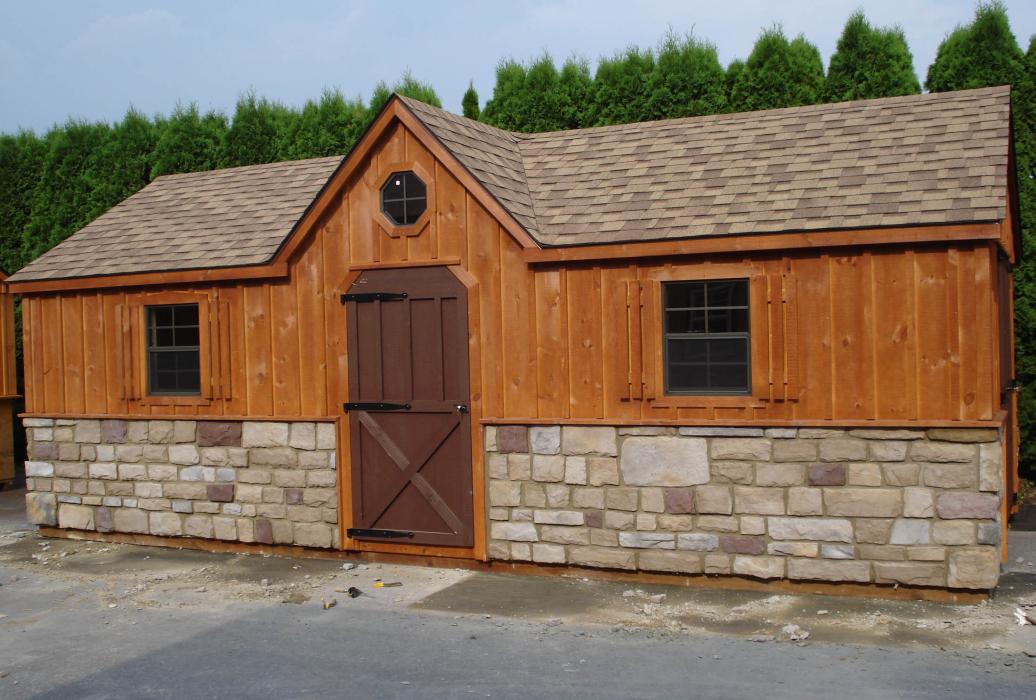 Victorian Board and Batten with Stone Victorian Board and Batten with Stone