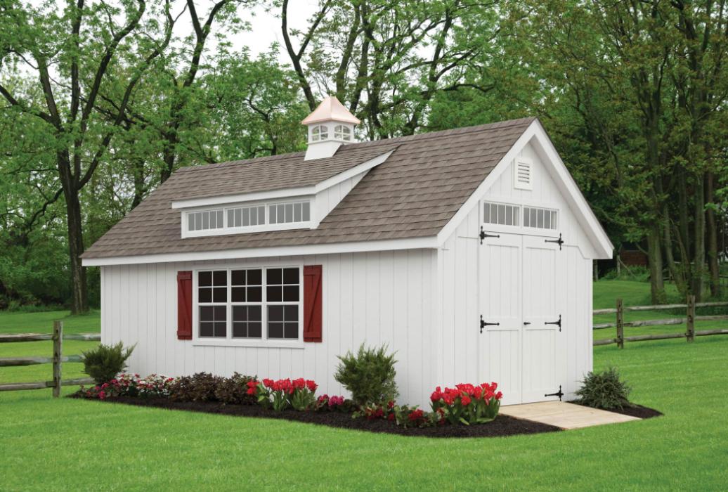 New England Classic T1 11 Deluxe Cape Cod W Shed Dormer Lancaster County Barns
