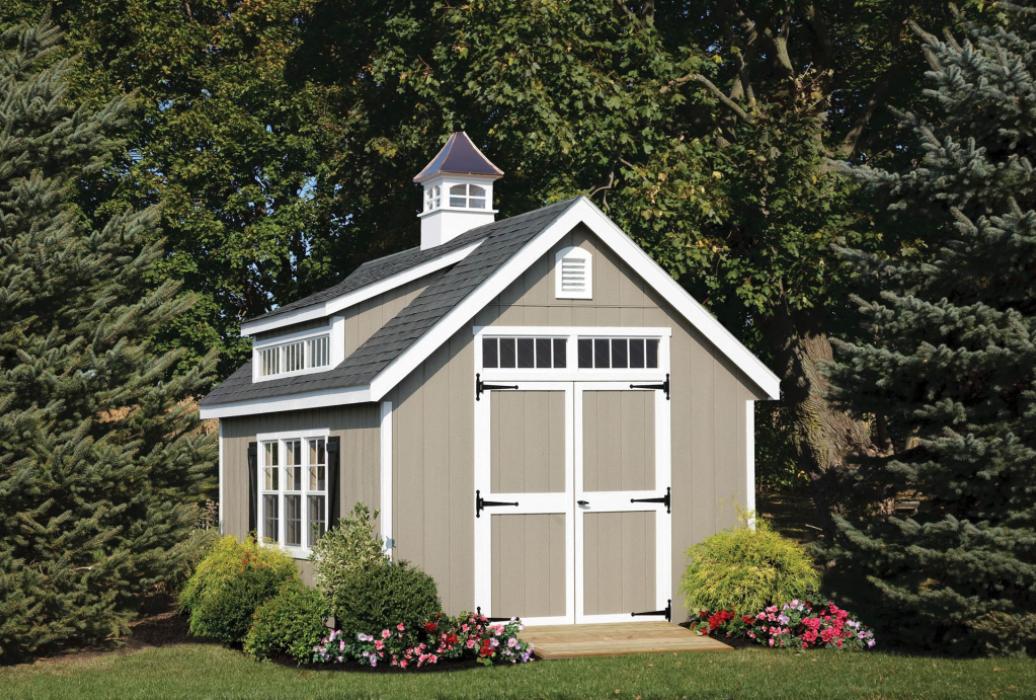 Classic Shed with Dormer T1-11-2 Classic Shed with T1-11-4 siding and shed dormer