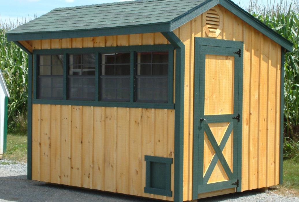 Board & Batten Custom Chicken Coop Lancaster County Barns