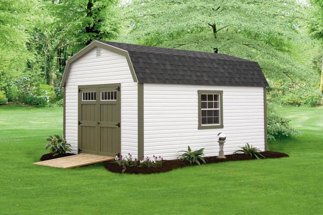New England Classic Vinyl: Barn Style Shed | Lancaster 