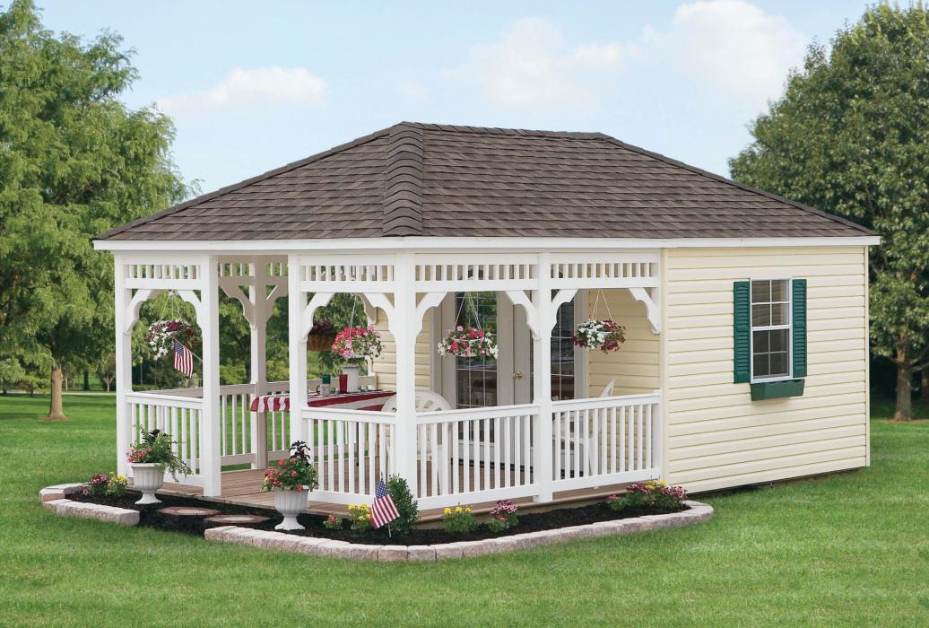 Pools And Guesthouses With A Hip Roofline Lancaster County Barns