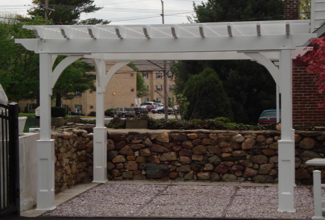 Elegant Vinyl Pergola-12 Elegant Vinyl Pergola-12