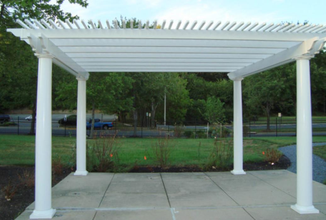 Elegant Vinyl Pergola-17 Elegant Vinyl Pergola-17
