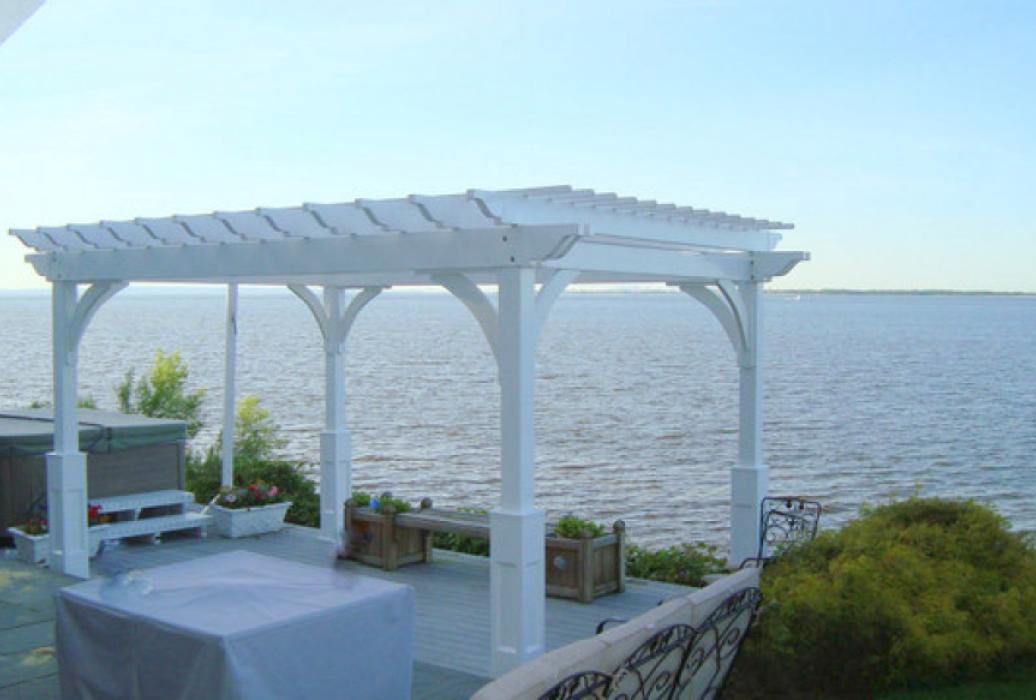 Elegant Vinyl Pergola-5 Elegant Vinyl Pergola-5