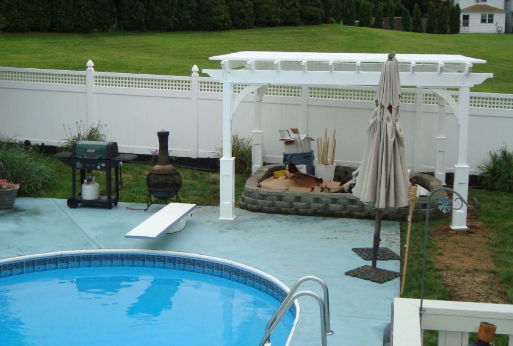 Elegant Vinyl Pergola-7 Elegant Vinyl Pergola-7