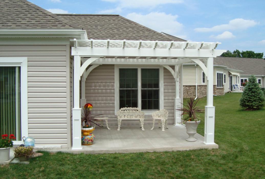 Elegant Vinyl Pergola-8 Elegant Vinyl Pergola-8