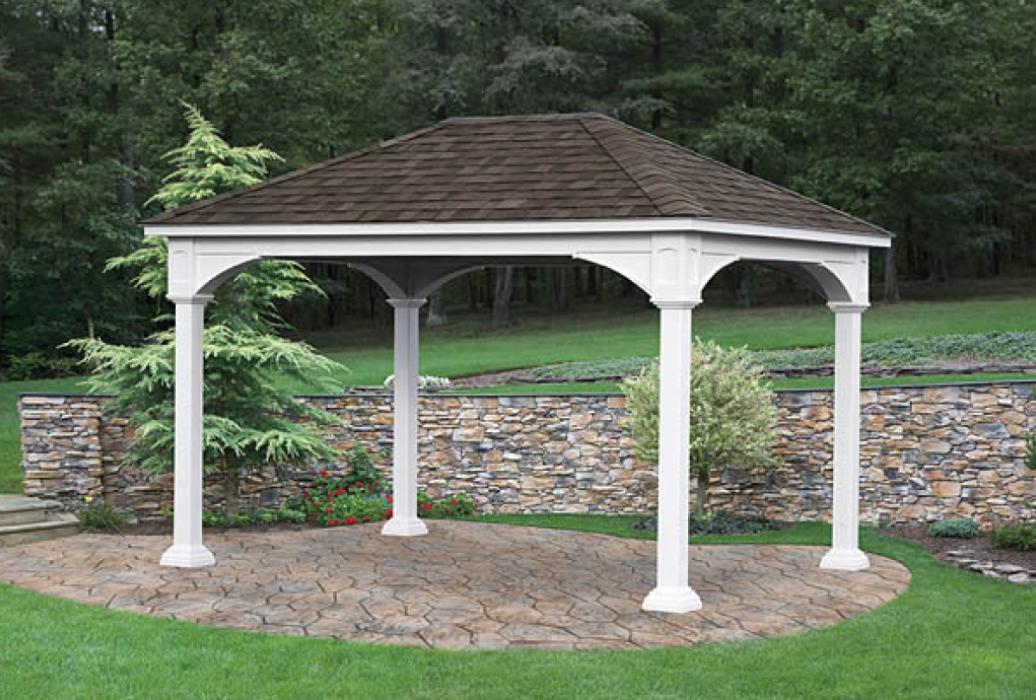 Manor Vinyl Pavilion -Standard Roof-1 Manor Vinyl Pavilion -Standard Roof-1