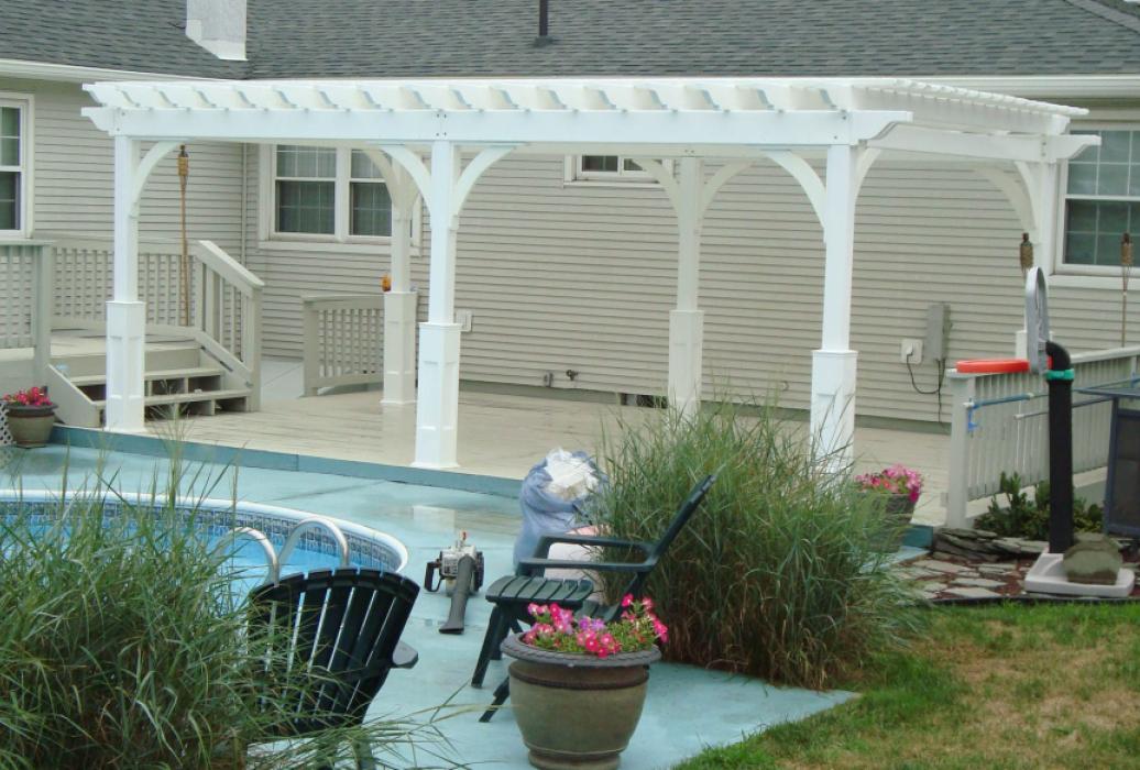 Elegant Vinyl Pergola-9 Elegant Vinyl Pergola-9