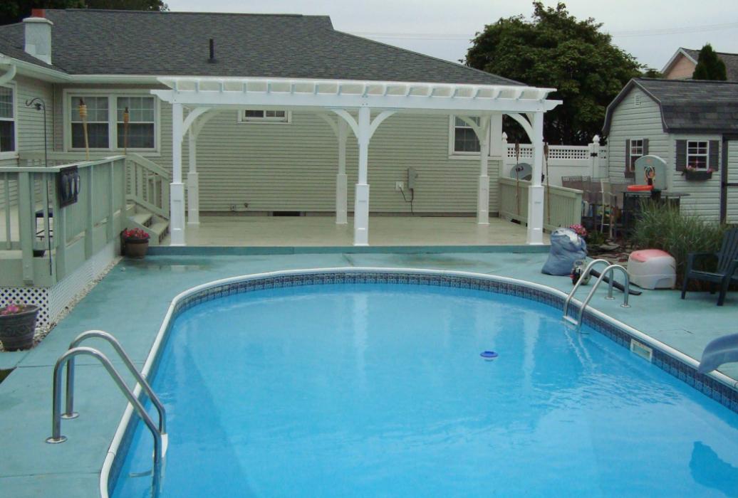 Elegant Vinyl Pergola-10 Elegant Vinyl Pergola-10