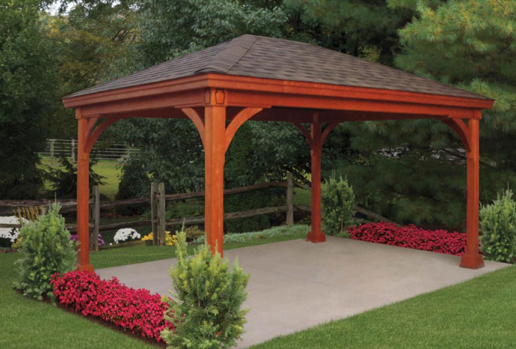 Keystone Wood Pavilion -Standard Roof-5 Keystone Wood Pavilion -Standard Roof-5