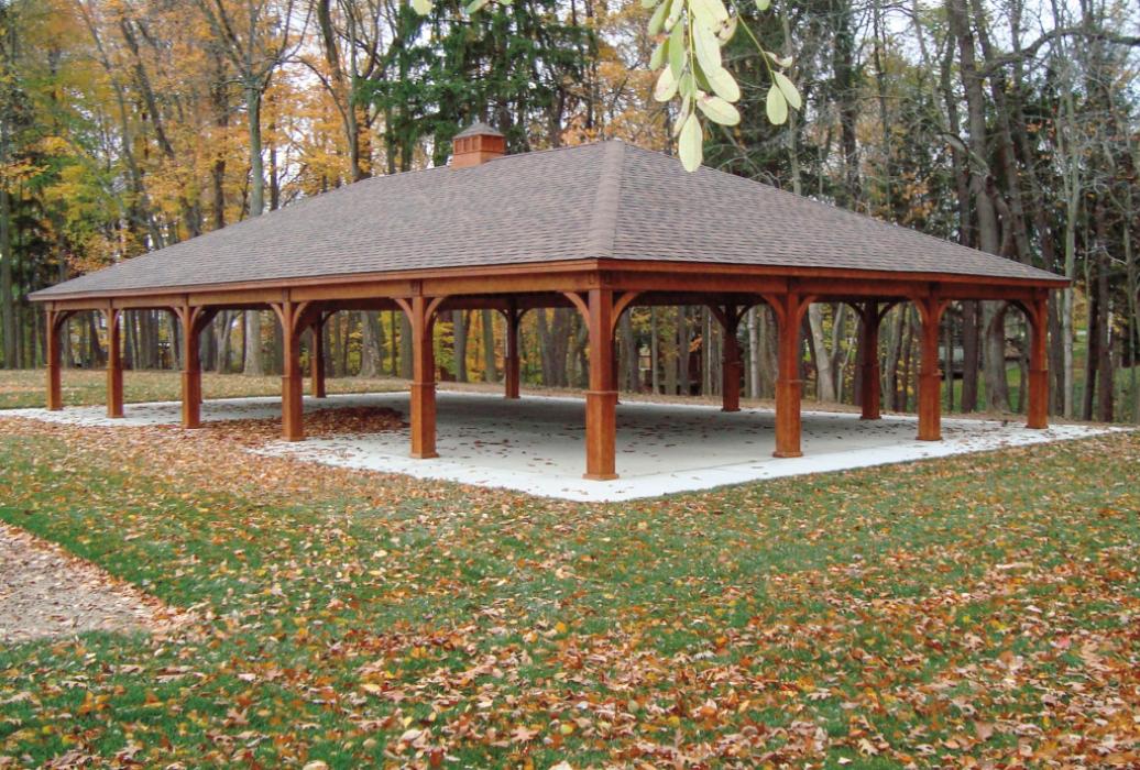 Keystone Wood Pavilion -Standard Roof-7 Keystone Wood Pavilion -Standard Roof-7