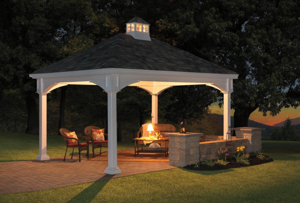 Manor Vinyl Pavilion with Cathedral Roof-5